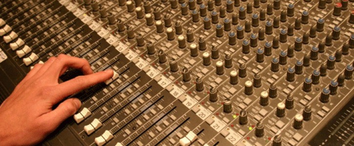Mixing and Mastering desk